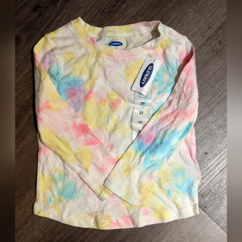Tye dye girls long sleeve shirt